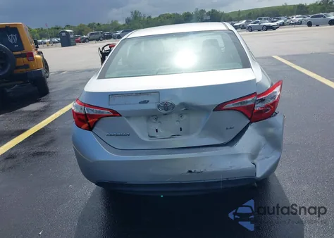 2016 Toyota Corolla Le из США, поврежденный, VIN 2T1BURHE0GC683786